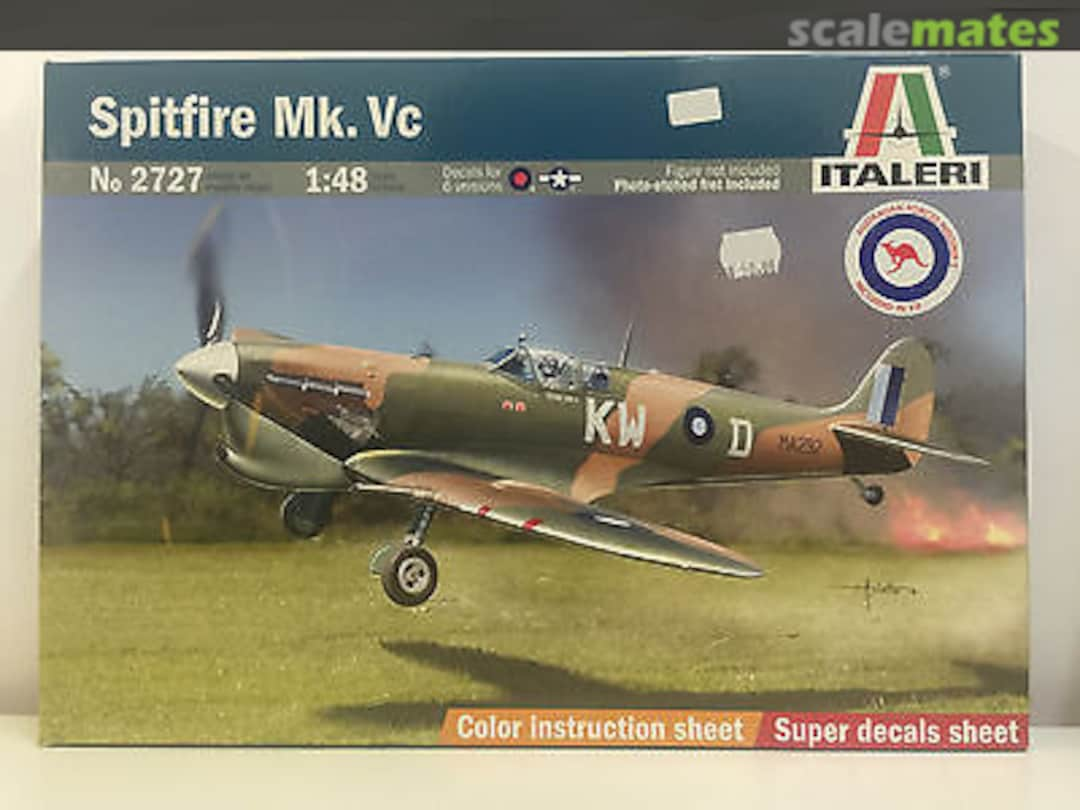 Boxart Spitfire Mk.Vc 2727 Italeri