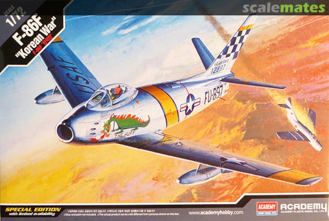 Boxart F-86F "Korean War" 12546 Academy