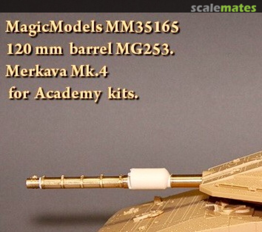 Boxart 120 mm barrel MG253. Merkava Mk.4 MM35165 Magic Models