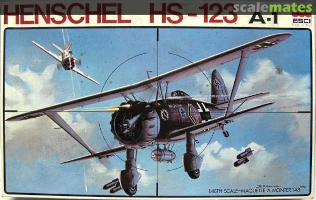 Boxart Henschel Hs-123 A-1 4001 ESCI