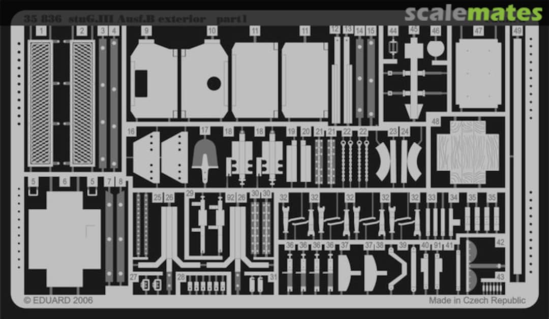 Boxart StuG.III Ausf.B exterior 35836 Eduard