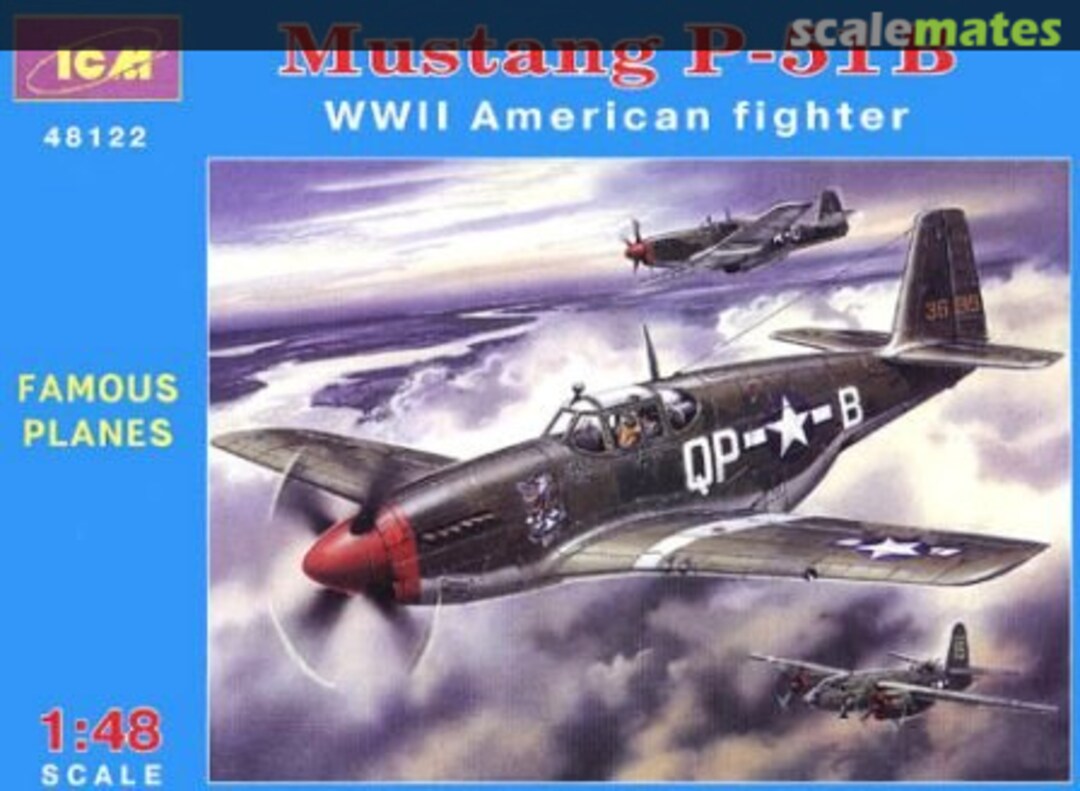 Boxart Mustang P-51B 48122 ICM