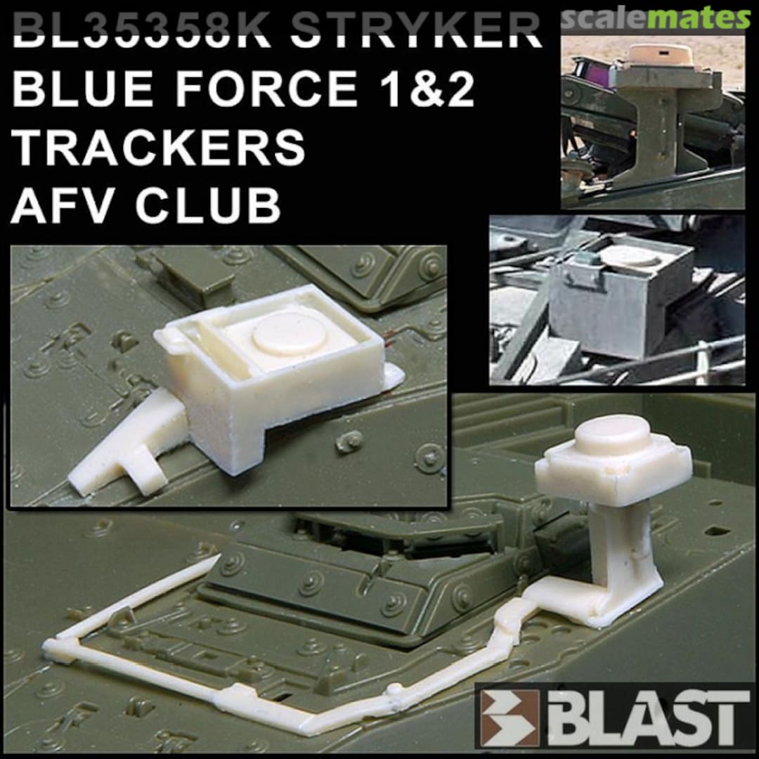 Boxart BL35358K - STRYKER BLUE FORCE 1 + 2 TRACKERS BL35358K Blast Models