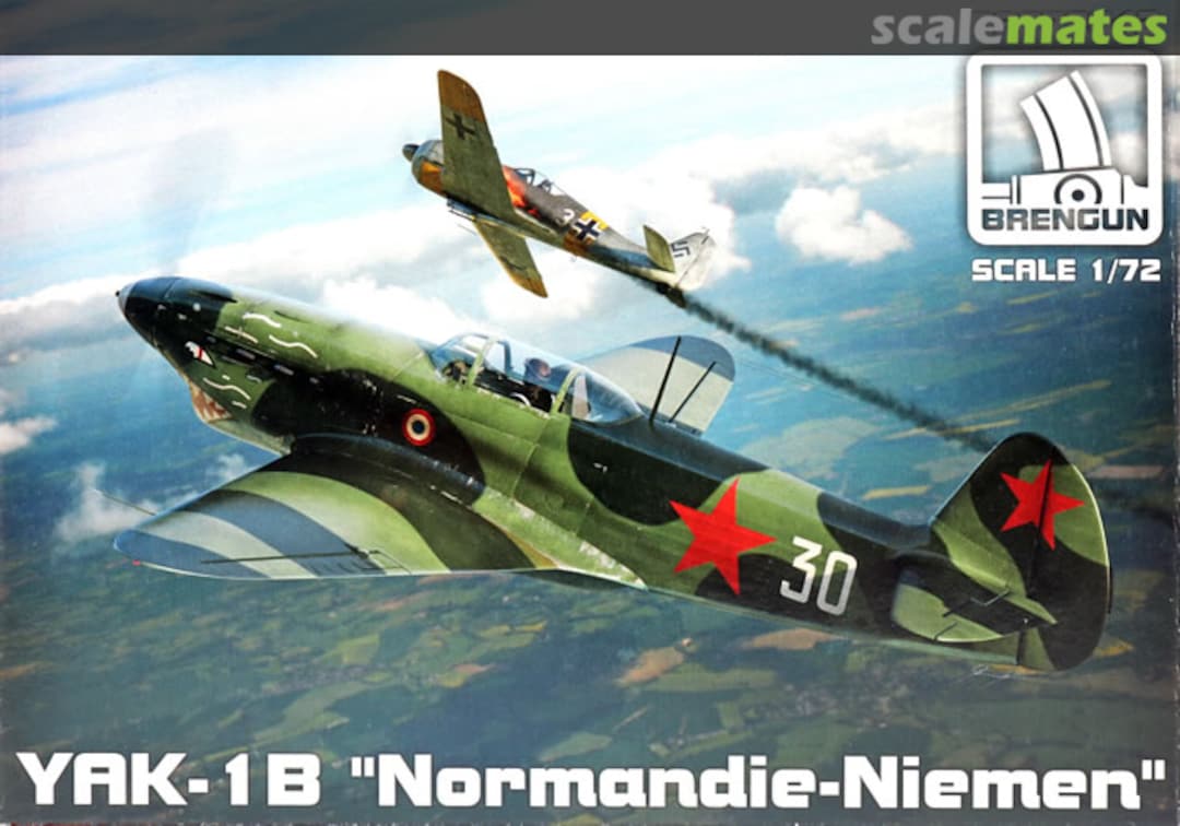 Boxart Yak-1B “Normandie-Niemen” BRP72042 Brengun