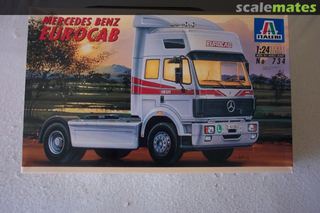 Boxart Mercedes Benz Eurocab 734 Italeri