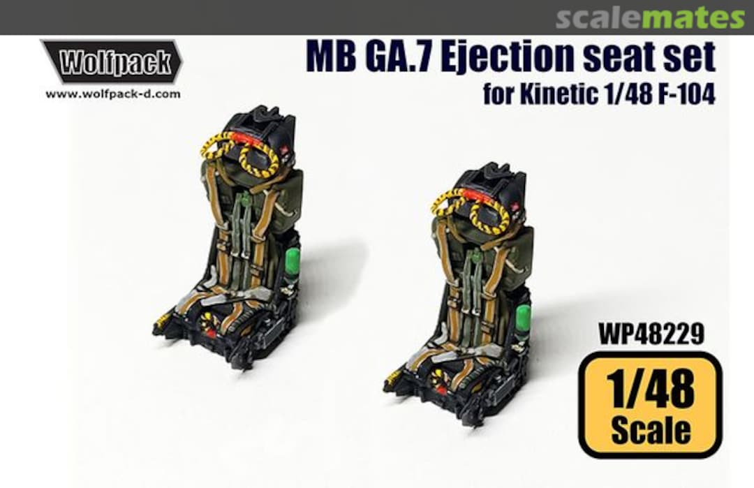 Boxart Martin Baker GA.7 Ejection seat set for F-104 WP48229 Wolfpack