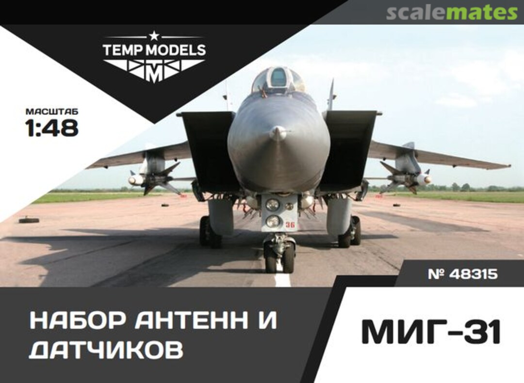 Boxart MiG-31 Sensors 48315 Tempmodels