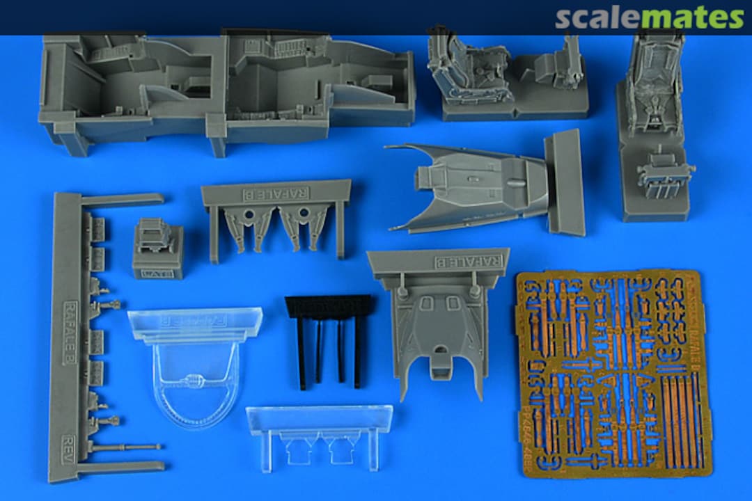 Boxart Rafale B - late cockpit set 4855 Aires