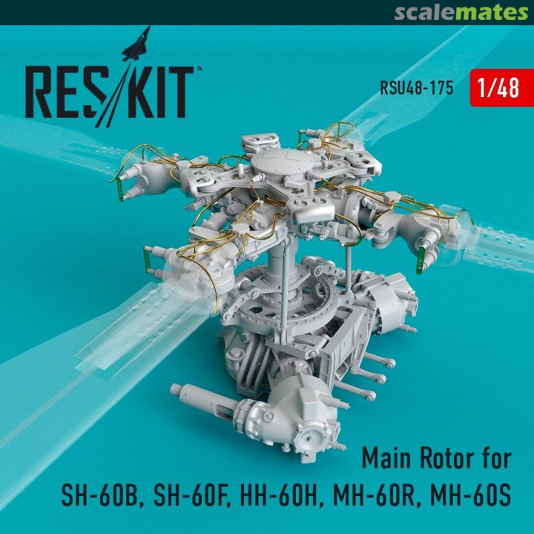 Boxart Main Rotor for Sikorsky SH-60B, SH-60F, HH-60H, MH-60R, MH-60S RSU48-0175 ResKit