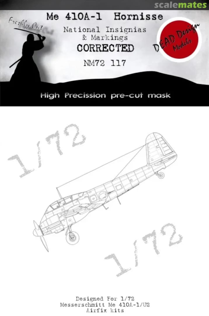 Boxart Me 410A-1 Hornisse NM72117 DEAD Design Models