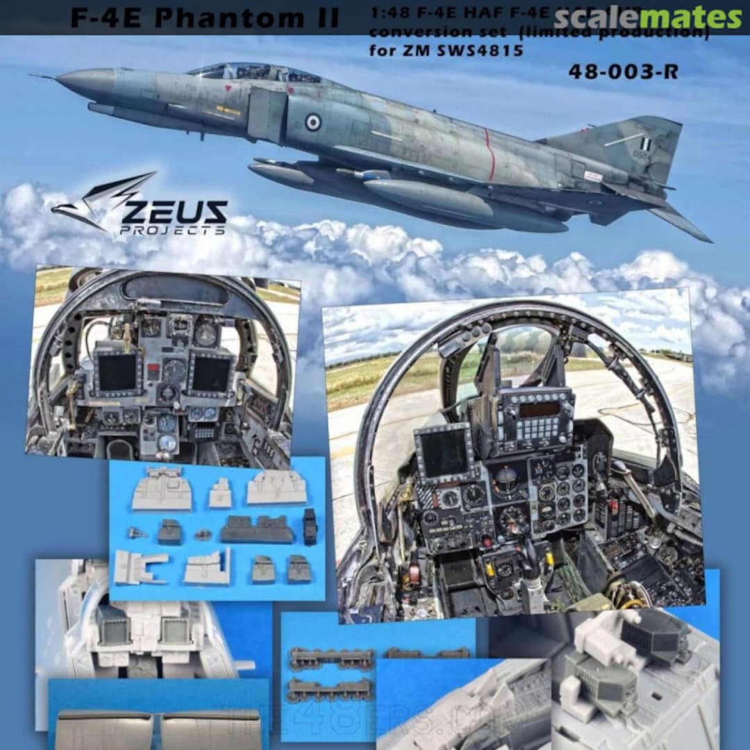 Boxart F-4E HAF AUP conversion set 48-003-R Zeus Projects