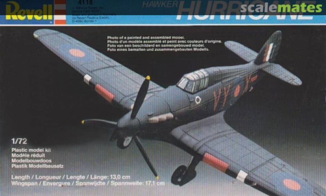 Boxart Hawker Hurricane 4118 Revell