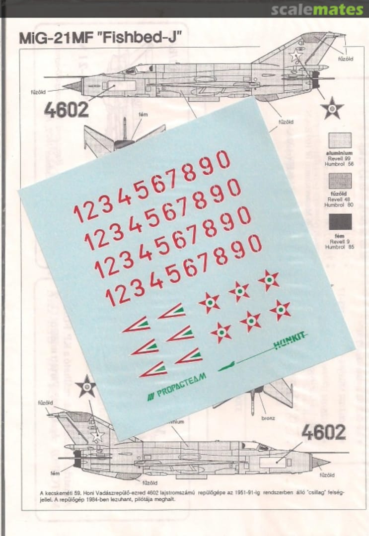 Boxart MiG-21MF "Fishbed-J"  Propagteam