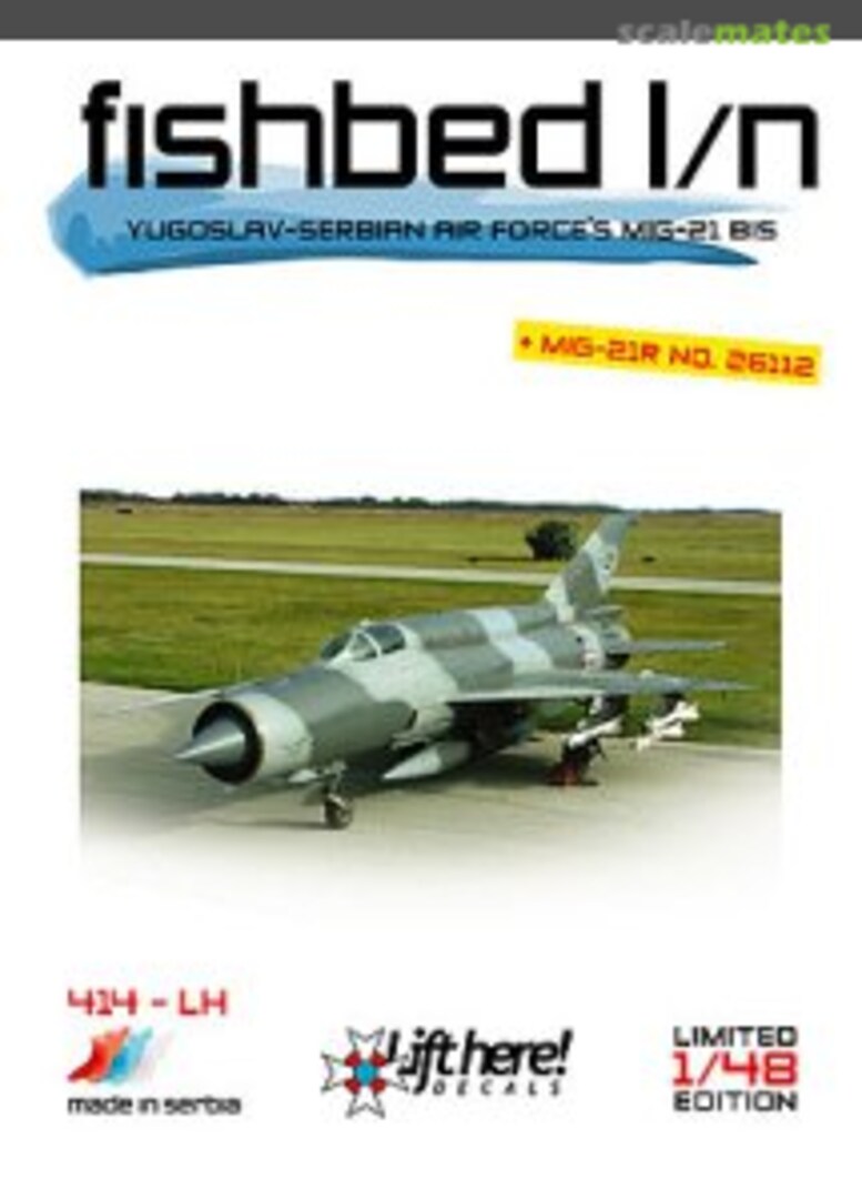 Boxart Fishbed L/N 414-LH Lift Here Decals