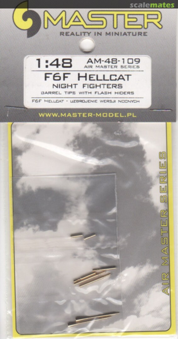 Boxart F6F Hellcat - Night fighters armament AM-48-109 Master