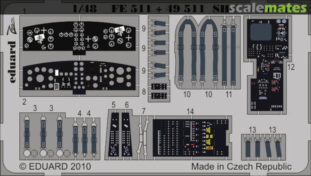 Boxart SH-3 interior FE511 Eduard