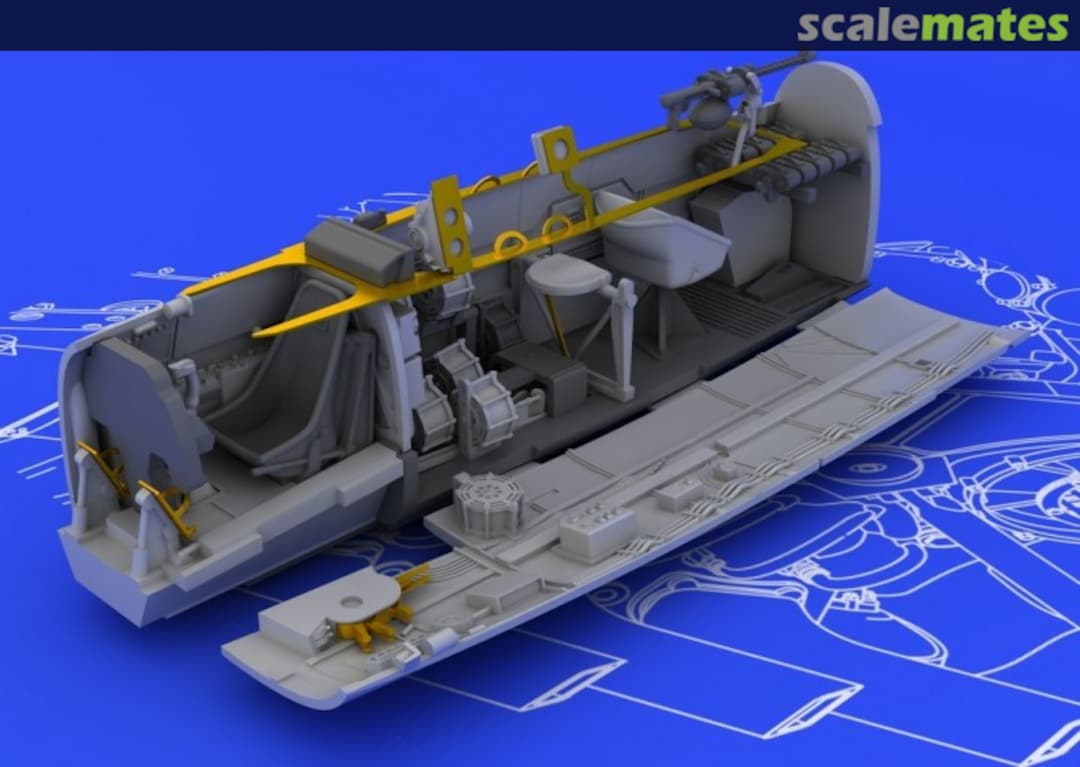 Boxart Bf 110E cockpit 672004 Eduard