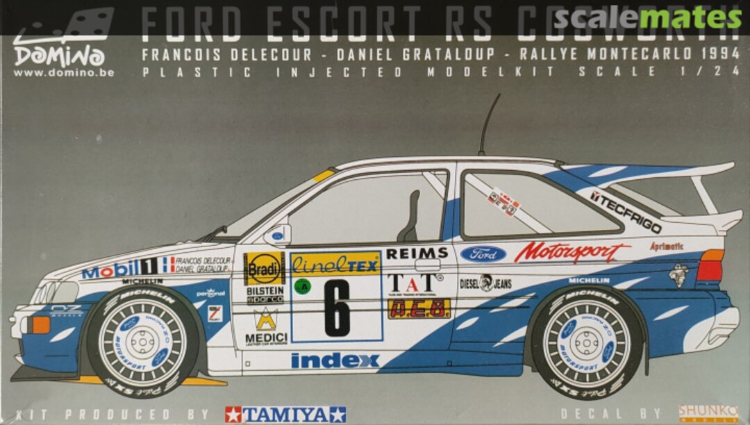 Boxart Ford Escort RS Cosworth Rally Monte Carlo 1994 DMN24144 Domino Collection