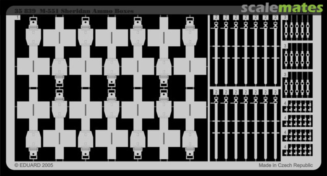 Boxart M-551 Ammo.Boxes 35839 Eduard