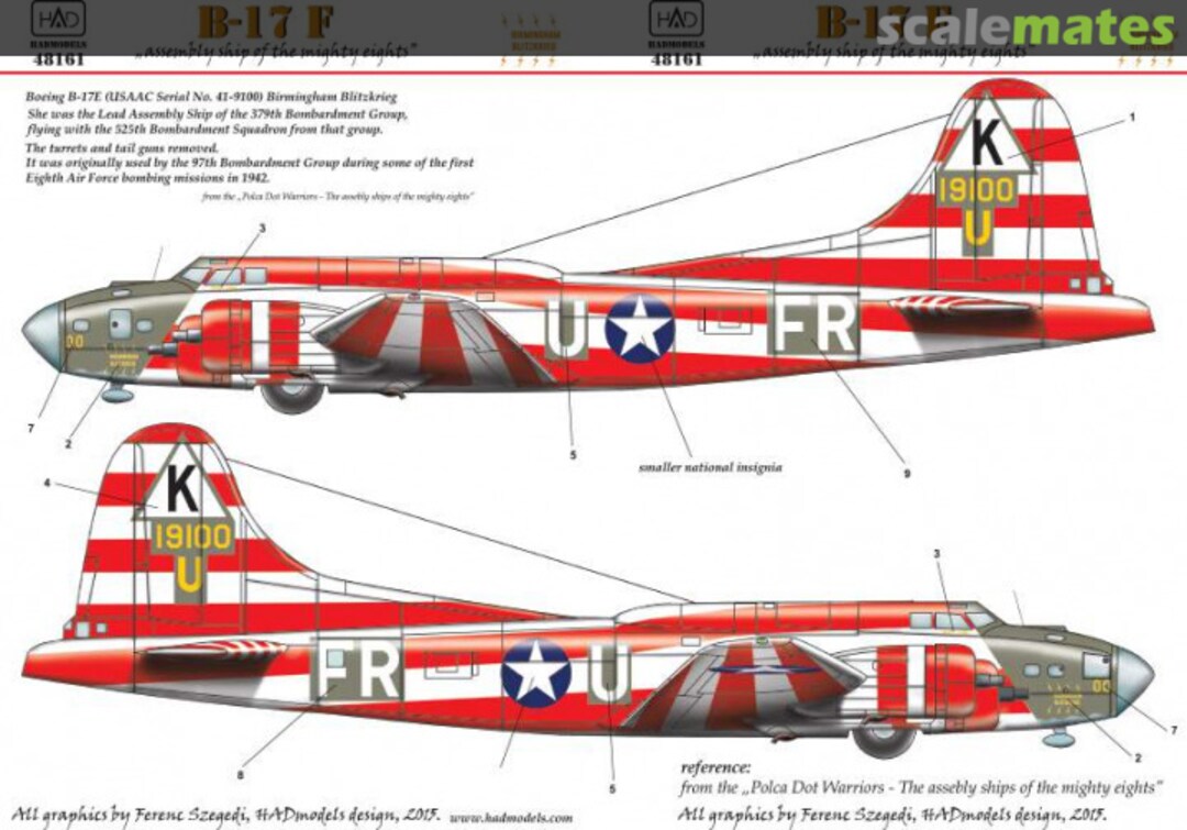 Boxart Boeing B-17E Birmingham Blitzkrieg 48161 HADmodels 