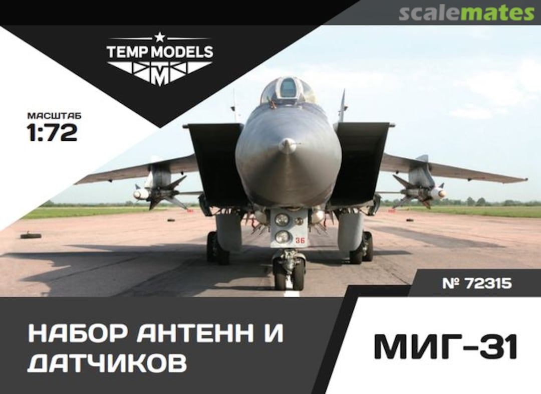 Boxart Sensing Units on MiG-31 72315 Tempmodels