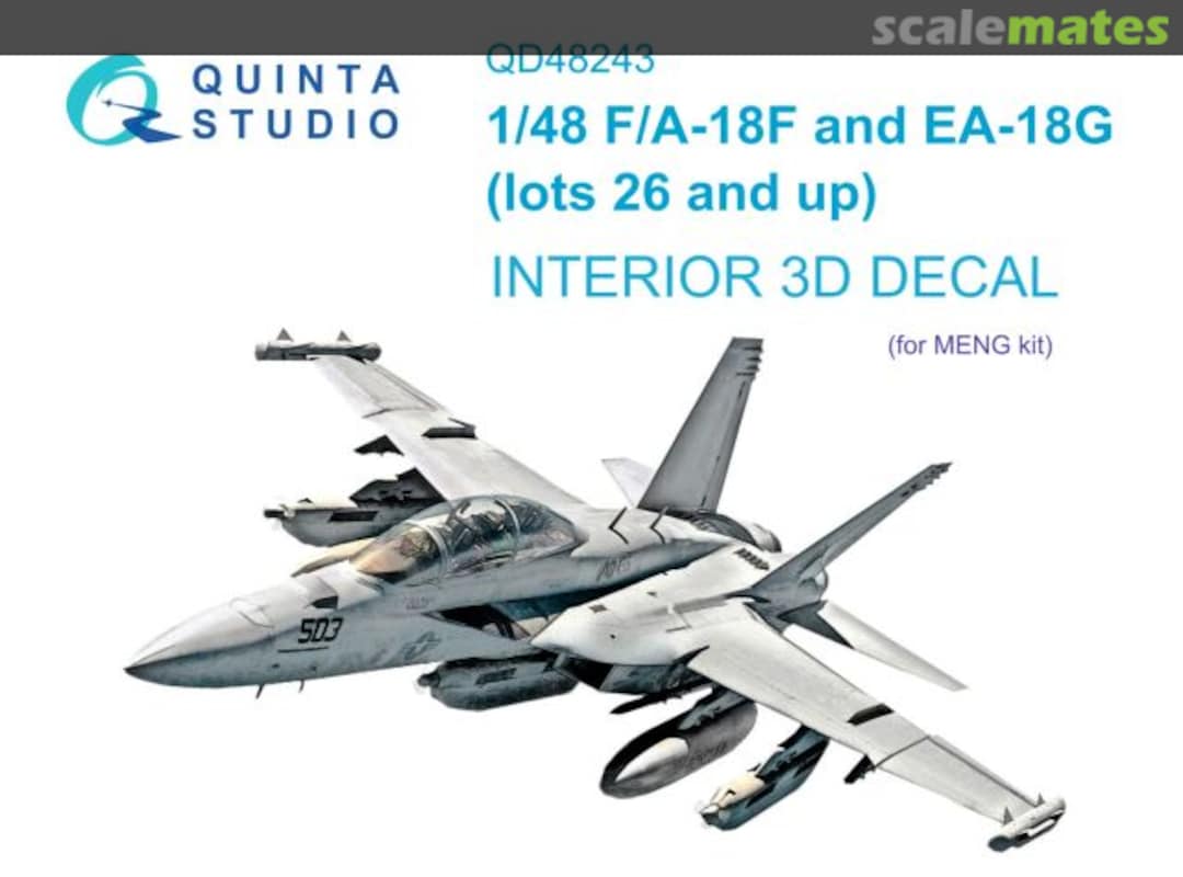 Boxart F/A-18F Super Hornet & EA-18G Growler QD48243 Quinta Studio