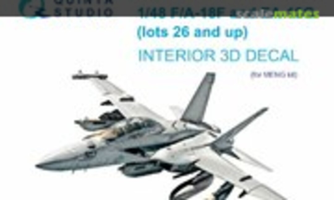 1:48 F/A-18F Super Hornet &amp; EA-18G Growler (Quinta Studio QD48243)