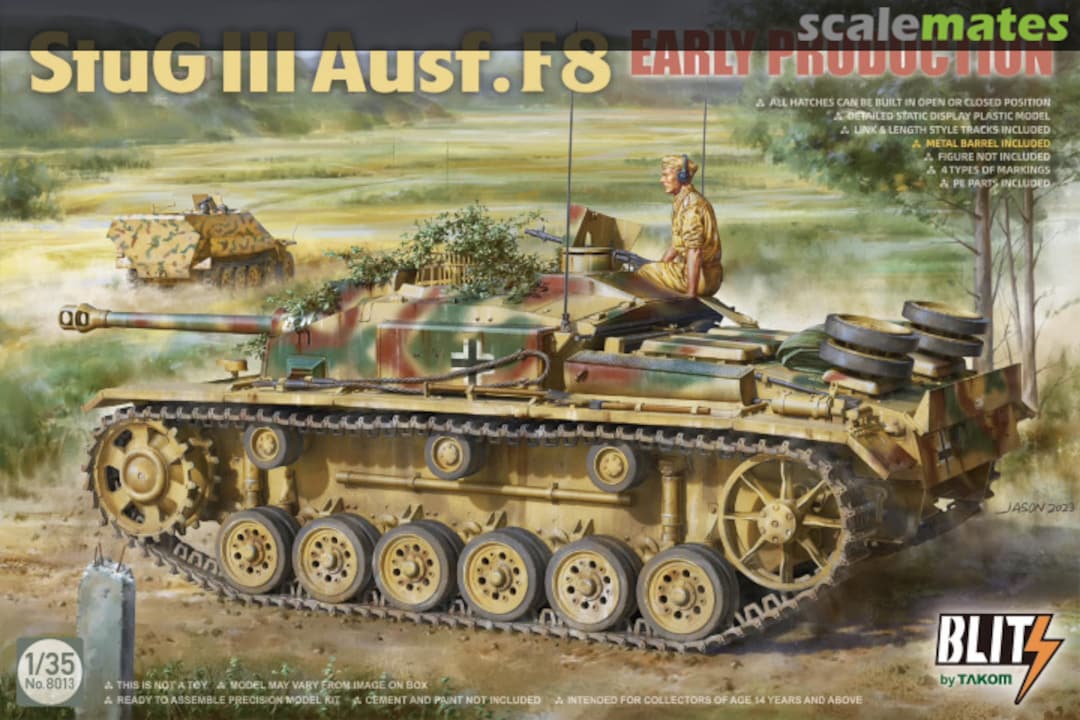 Boxart Stug III Ausf.F8 8013 Takom