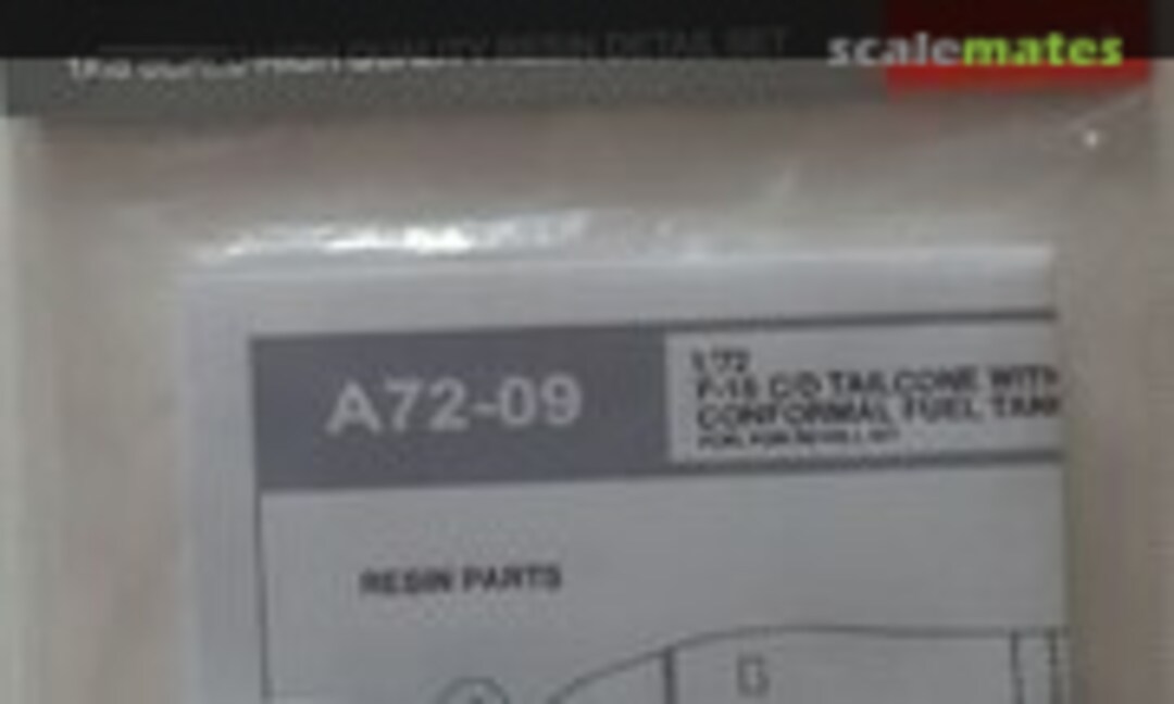 1:72 F-16 C/D Tailcone with Drag Chute, CFT for Block 52 (AWC Models A72-09)