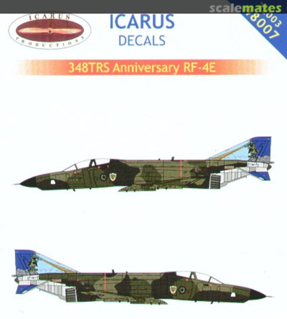 Boxart 348TRS Anniversary RF-4E 48007 Icarus Productions