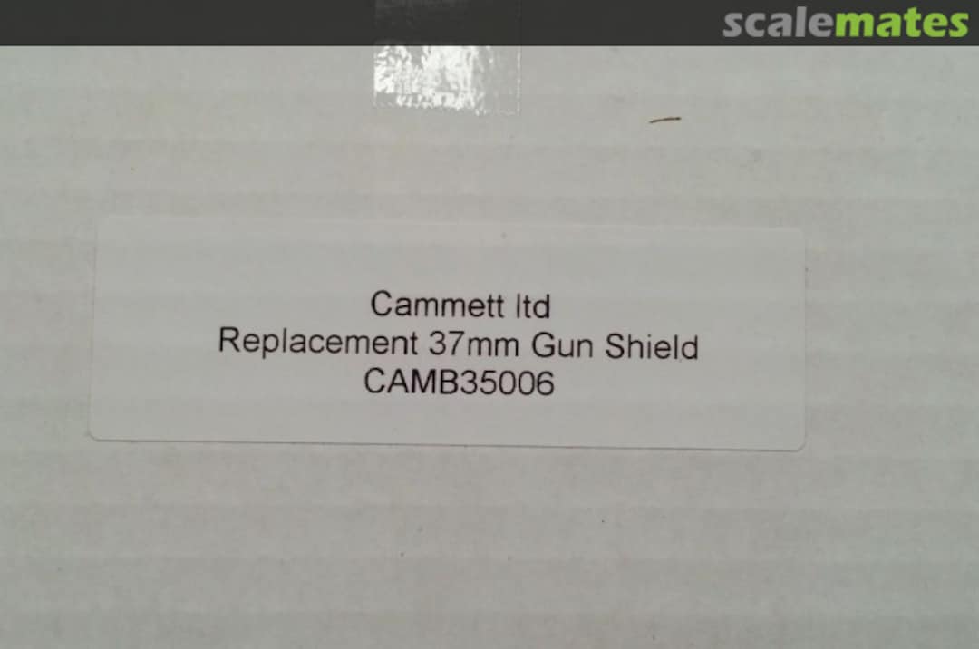 Boxart Replacement 37mm Gun Shield CAMB35006 Cammett