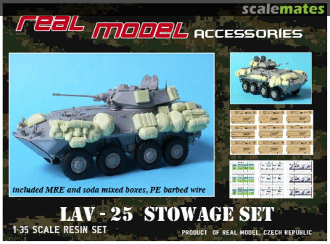 Boxart LAV-25 Stowage set RMA35140 Real Model