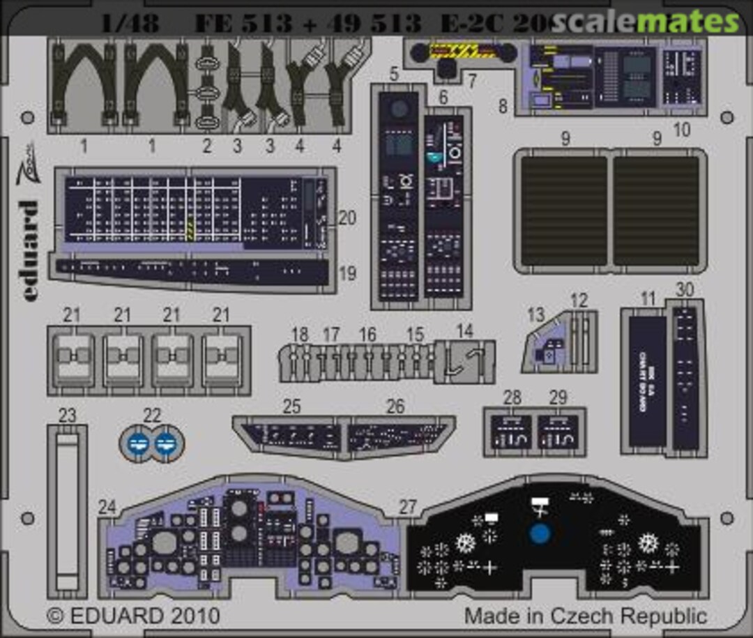 Boxart E-2C 2000 interior FE513 Eduard