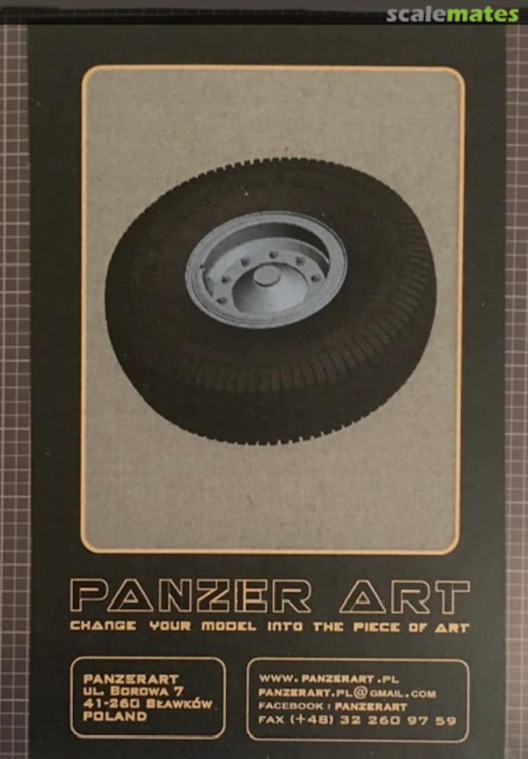 Boxart Faun L900 road wheels (Continental) RE35-589 Panzer Art