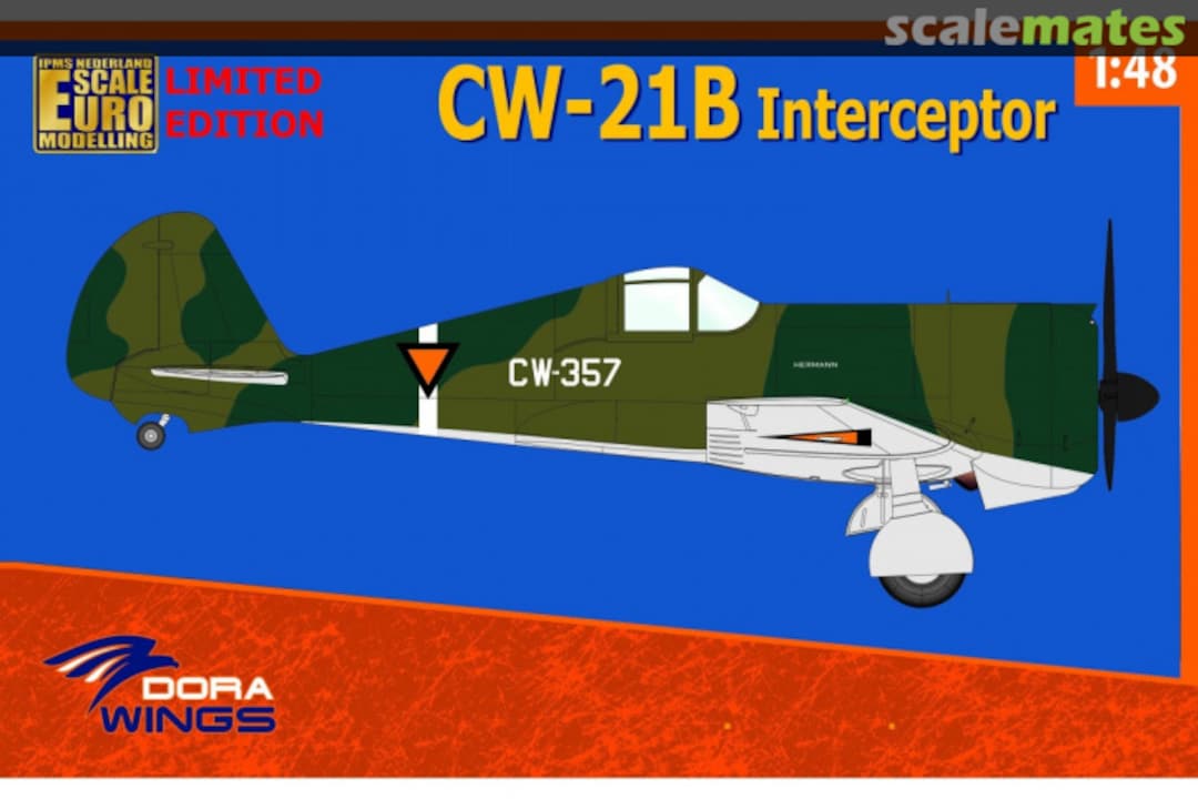 Boxart Curtiss-Wright CW-21b Interceptor DW48000 Dora Wings