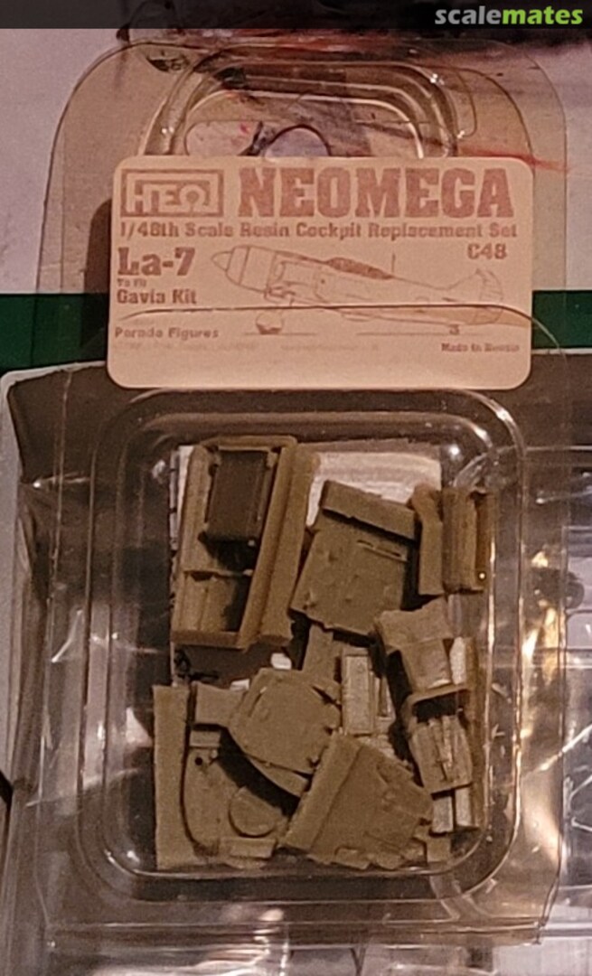 Boxart Resin Replacement Cockpit Set for Lavochkin La-7 C48 NeOmega