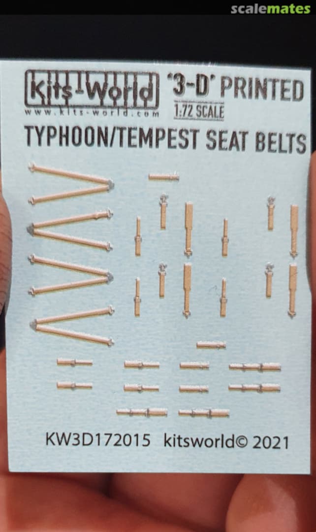 Boxart Typhoon/Tempest seat belts KW3D172015 Kits-World