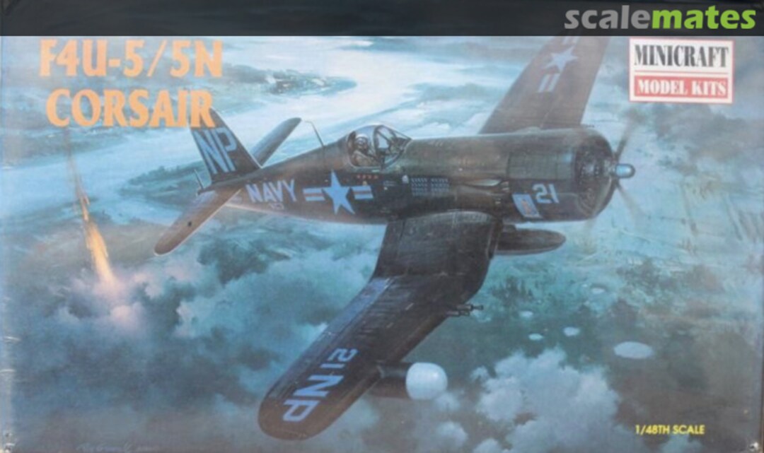 Boxart F4U-5/5N Corsair 11617 Minicraft Model Kits