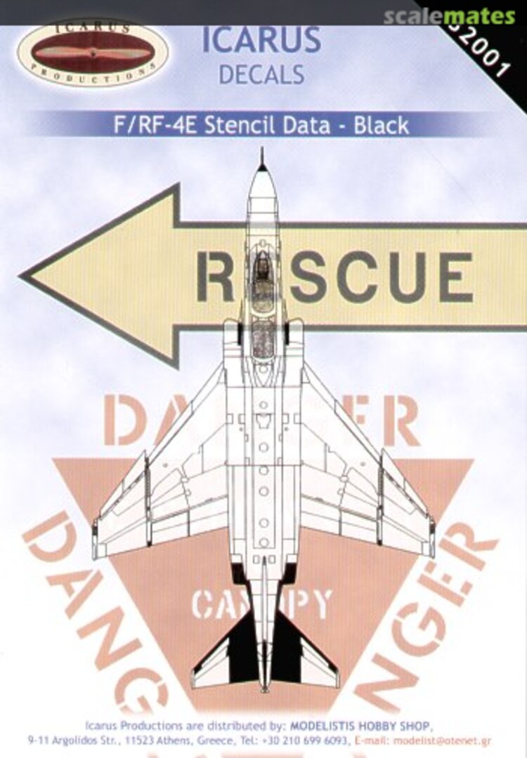 Boxart F/RF-4E Stencil Data 32001 Icarus Productions