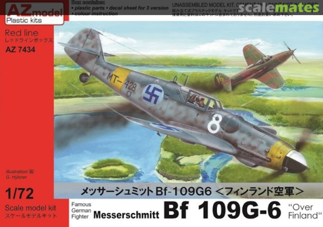 Boxart Messerschmitt Bf 109G-6 AZ7434 AZmodel