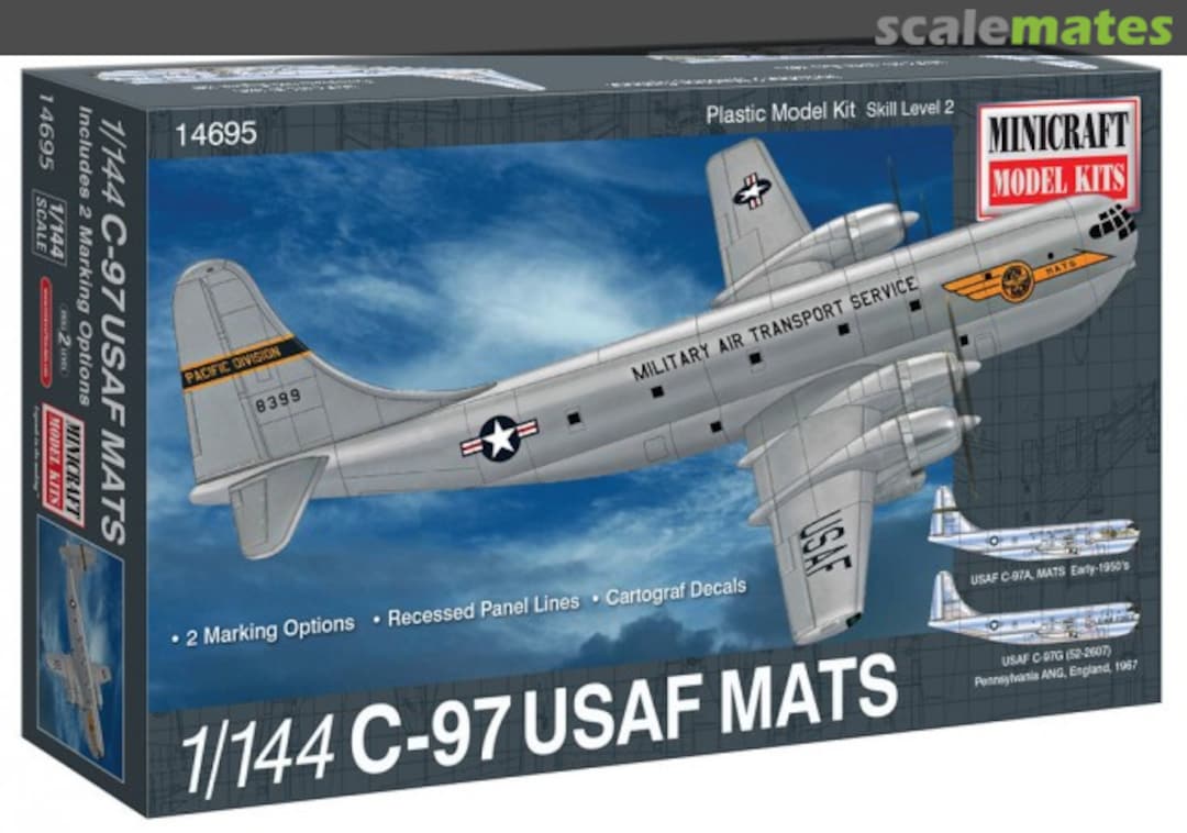 Boxart C-97 USAF MATS 14695 Minicraft Model Kits