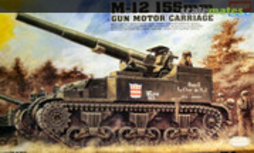 1:35 M-12 M12 155mm Gun Carriage (Academy 01394)