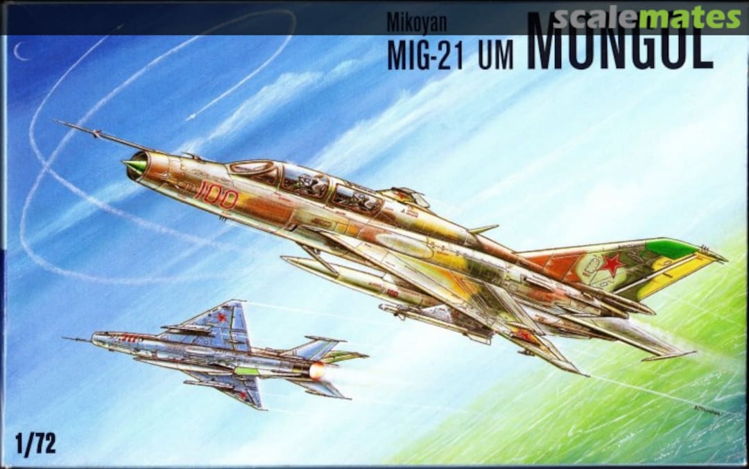 Boxart Micojan MiG-21UM MONGOL 72003 Condor