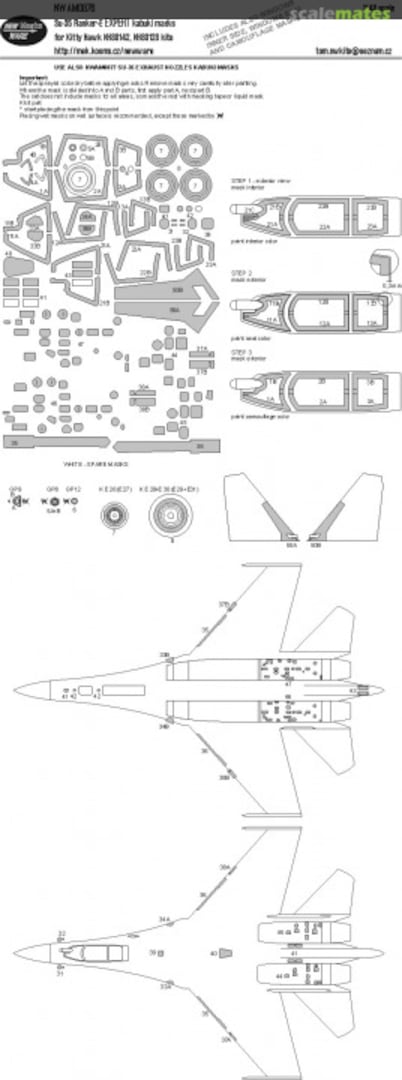 Boxart Su-35 Flanker-E EXPERT kabuki masks NWAM0876 New Ware