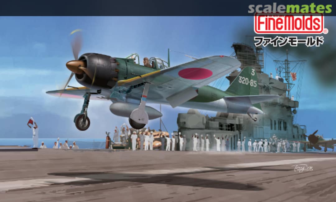 Boxart Imperial Japanese Navy A6M5 Zero Fighter Type 52 FZ02 Fine Molds