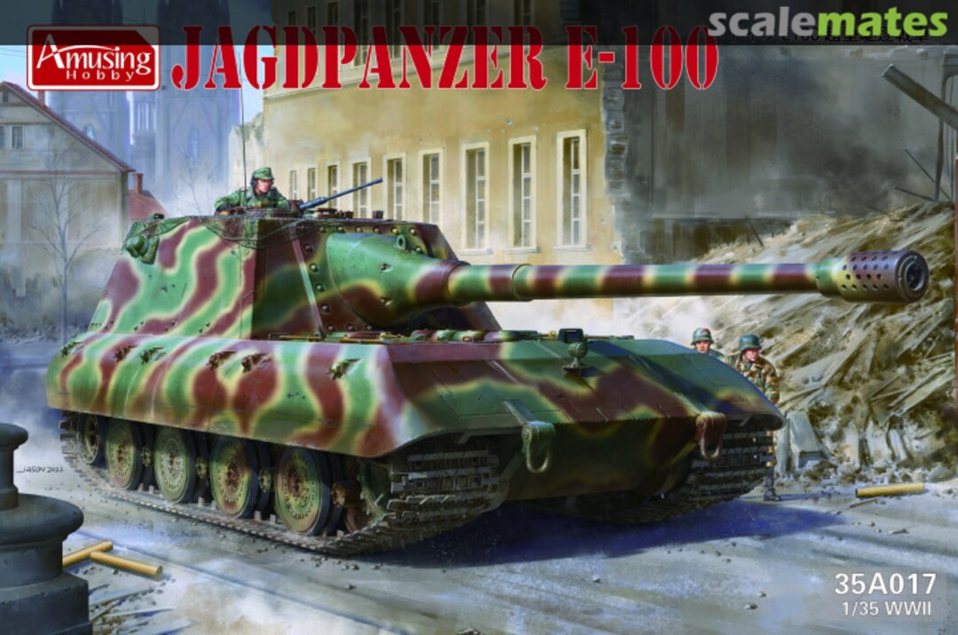 Boxart Jagdpanzer E-100 35A017 Amusing Hobby