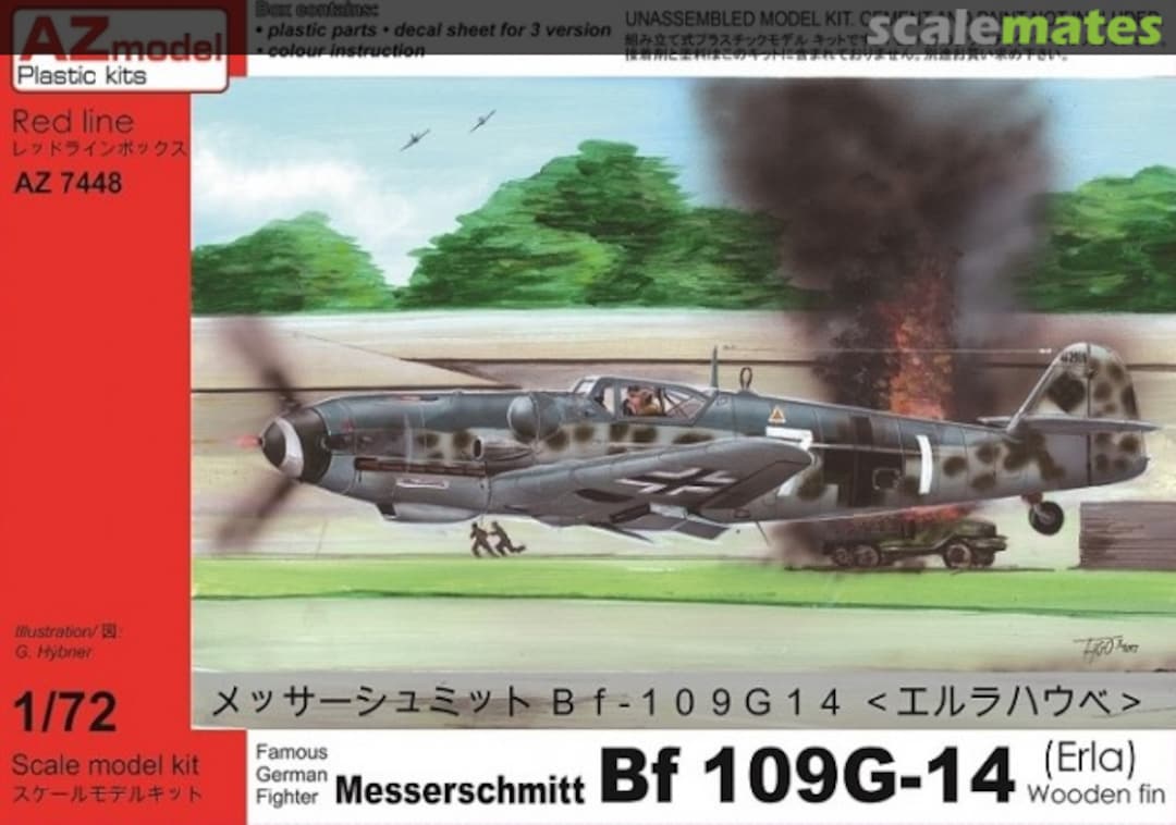 Boxart Messerschmitt Bf 109G-14 AZ7448 AZmodel