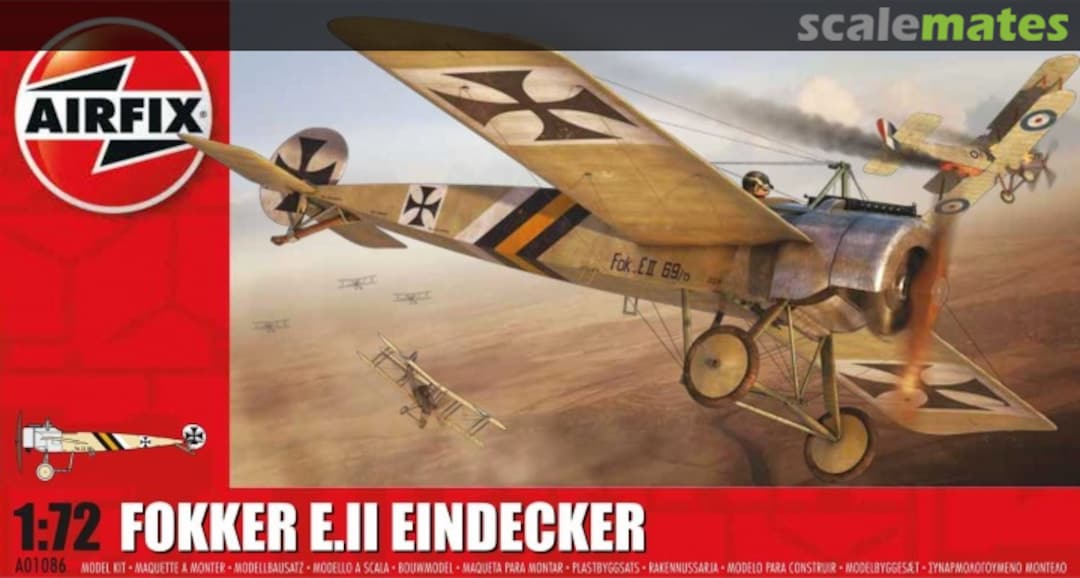 Boxart Fokker E.II Eindecker A01086 Airfix