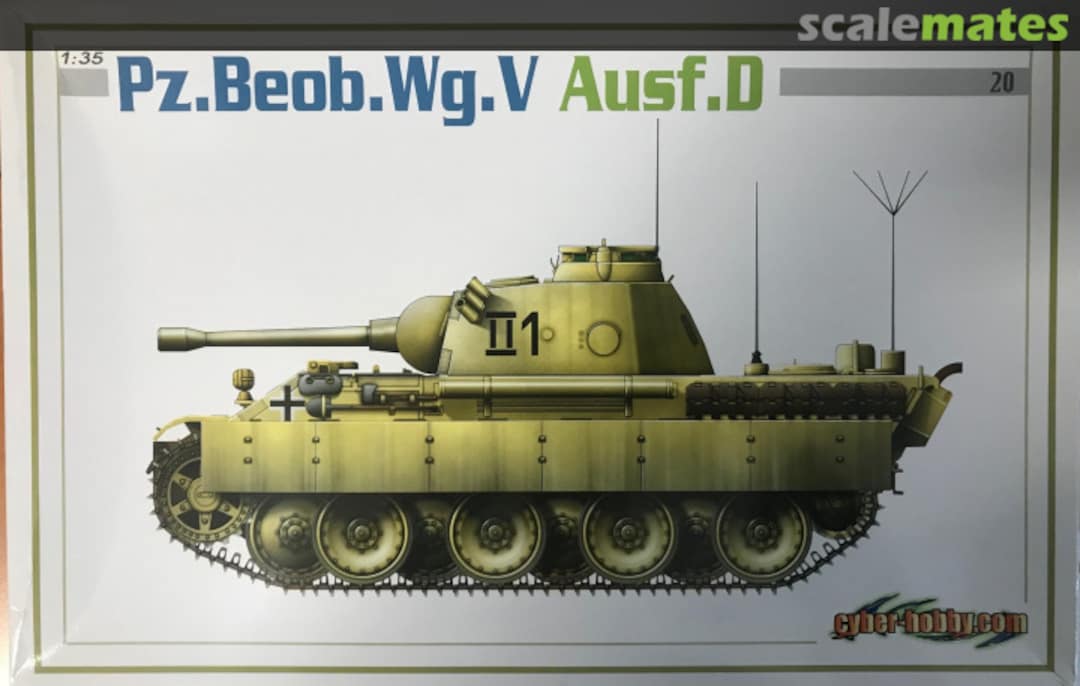 Boxart Pz.Beob.Wg.V Ausf.D 6419 Cyber Hobby