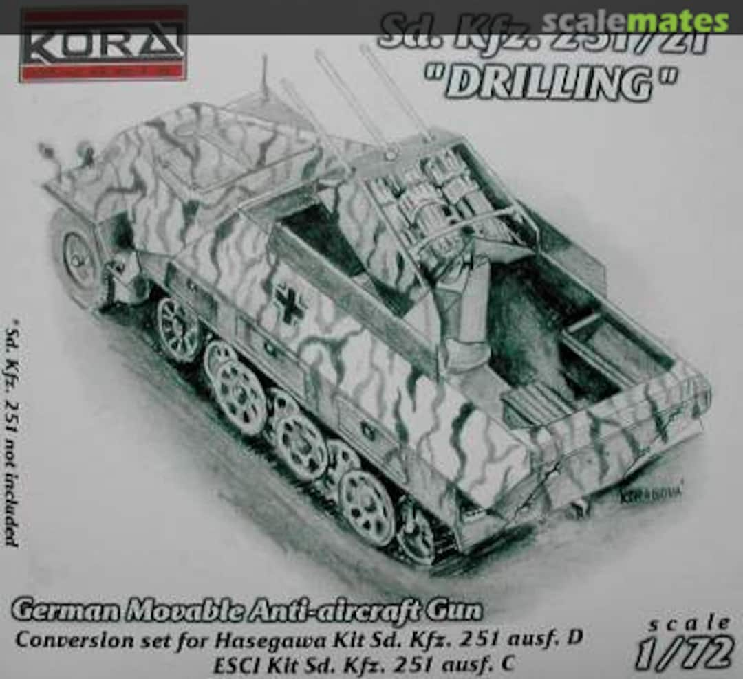 Boxart Sd. Kfz. 251/21 "DRILLING" AC7205 Kora Models